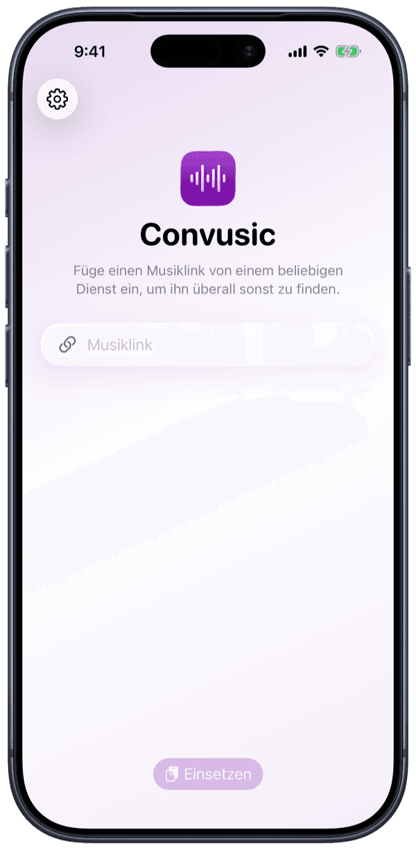 Die Convusic-App auf dem iPhone