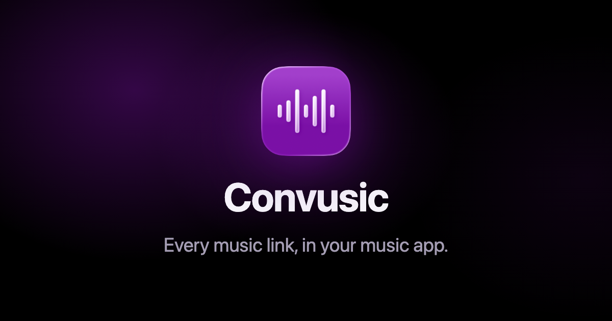 Convusic — 官网预览图